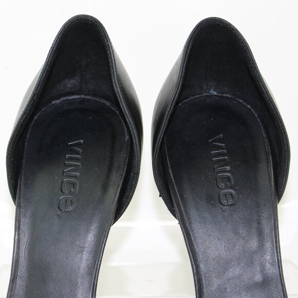Vince Claire Calf Leather Pointed Toe Pumps Heel Shoes Womens (US 7/EU 37.5) - Picture 6 of 10